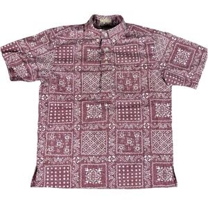 Reyn Spooner Golden 50th Anniversary Limited Issue Hawaiian Aloha Shirt Youth M